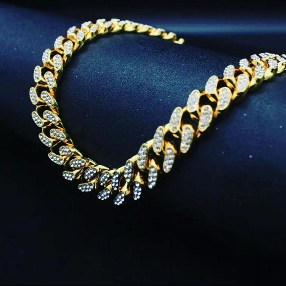 ISLANDERS HOT ICED OUT Cuban Link Chain - Picture 4 of 4